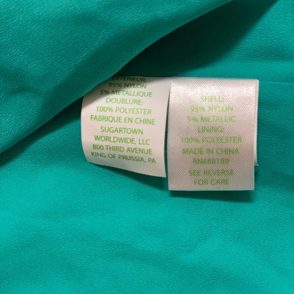 Lilly Pulitzer Erica Seafoam Metallic Lace Dress - Picture 7 of 7